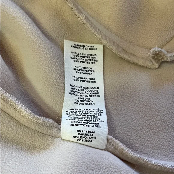 Avec Les Filles Beige Sherpa Jacket-EUC - Picture 4 of 4